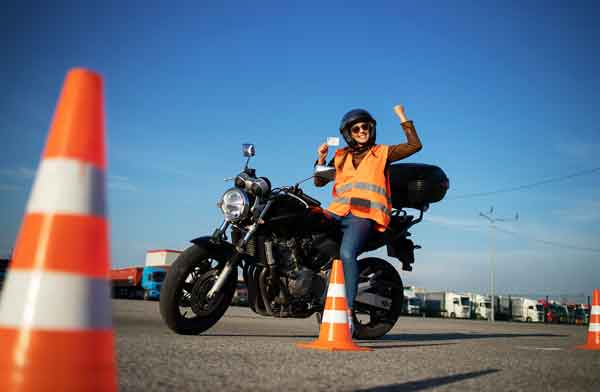 Passing your motorbike test